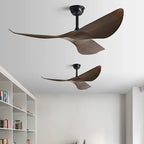 52 Inch DC Ceiling Fan with Remote Control for Living Room and Office
