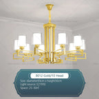 Retro Chinese Chandelier for Living Room Dining Bedroom Modern Villa Duplex