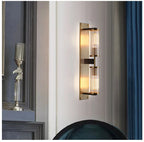 Copper LED Wall Lamp for Modern Living Room & Bedroom Lighting