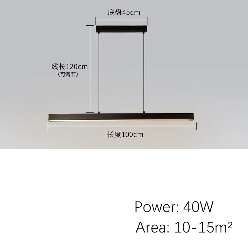 Modern LED Chandelier for Dining Room Indoor Lighting Decor