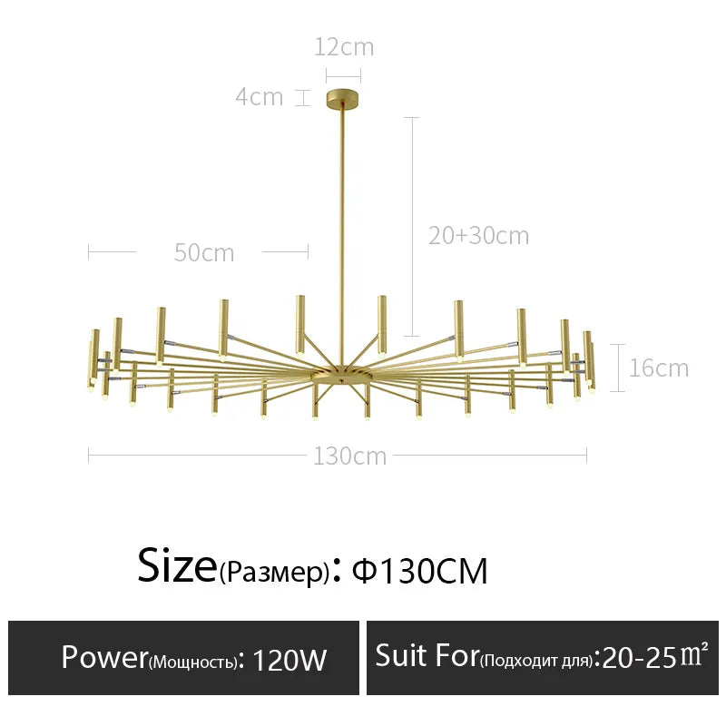 LED Chandelier: Modern Nordic Design for Living Room, Bedroom, Office, Study - Home Décor Lighting