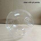 Side Opening Glass Shade Replacement for E27 Socket, D15cm, 45°C - Table Lamp Chandelier Cover