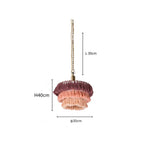 Bohemian Vintage Fela Tassel Handwoven Chandelier LED Home Decoration Light