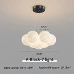 Bubble Ball LED Pendant Lights: Modern Chandelier for Living Dining Bedroom Office Decor