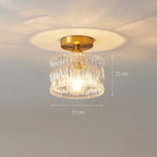 Glass Shade Pendant Ceiling Lamp for Kitchen Aisle Bedroom LED Lights Fixtures