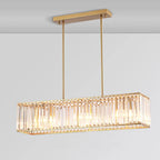 Modern Iron Crystal Chandelier for Home Decor and Dining Table