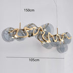 Modern Chandeliers: Elegant Indoor Pendant Lamp for Living Room, Bedroom, Dining Room.
