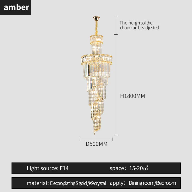 Crystal Chandelier | French Simple Design for Dining Room, Living Room, and Master Bedroom