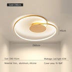 Modern LED Ceiling Lamp - Minimalist Design for Stylish Indoor Lighting
