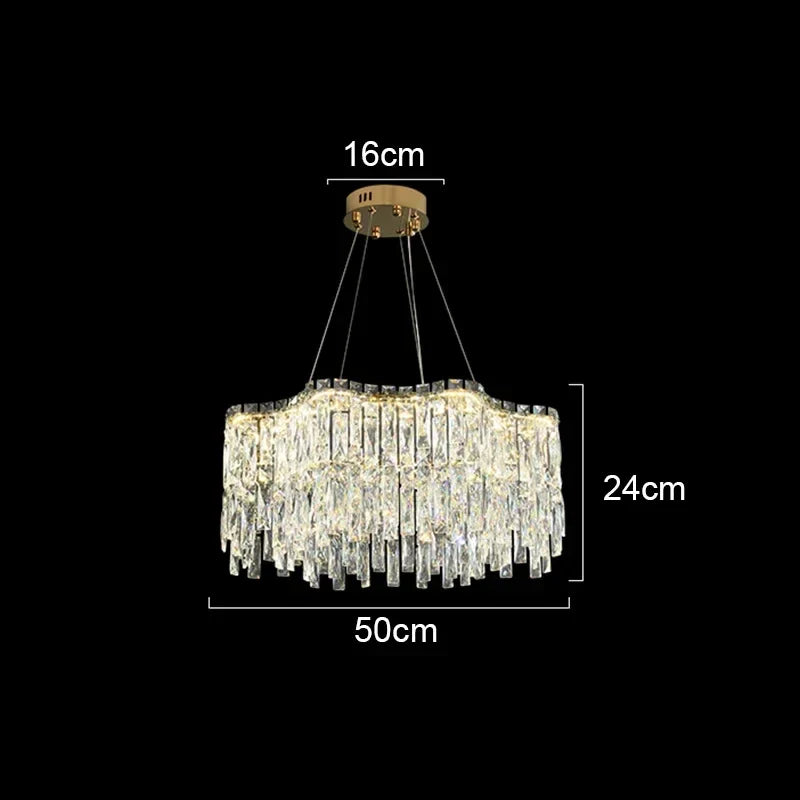 Crystal Chandelier: Luxury Bedroom & Living Room Lighting