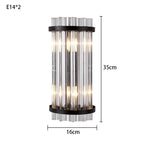 Crystal Luxury Wall Lamp for Modern Bedroom, Living Room, Staircase - LED Indoor Lighting