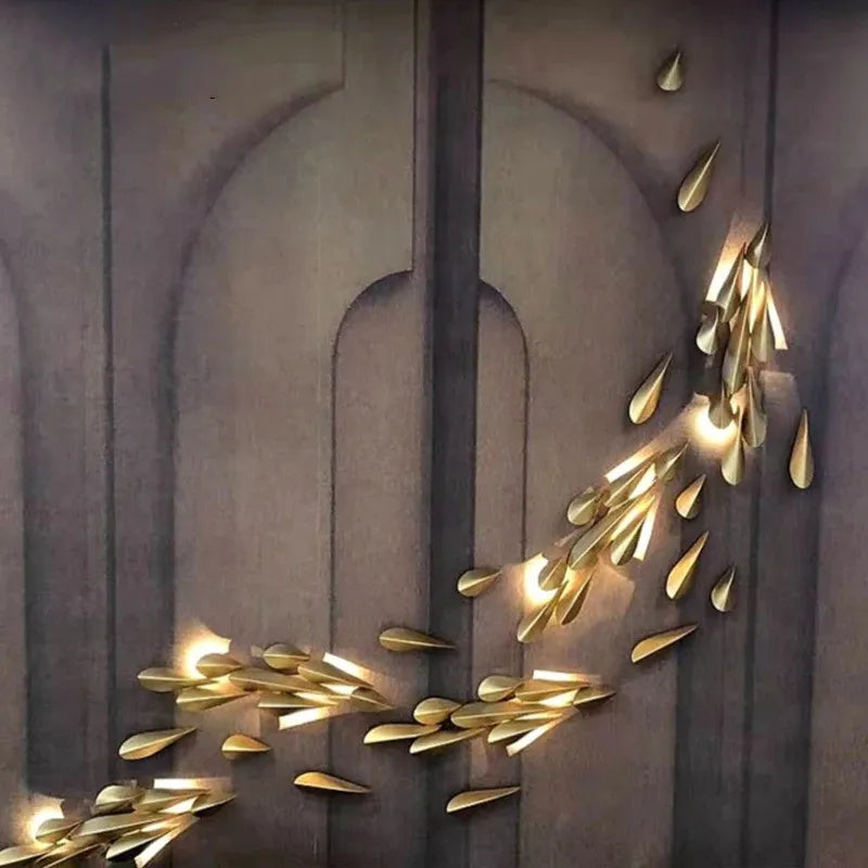 Modern LED Wall Lamp for Living Room Bedroom Aisle Stair Background Wall Decor