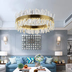 Luxury LED Crystal Chandelier for Living Room & Restaurant Décor