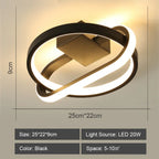 Nordic LED Ceiling Chandelier Acrylic Decor Modern Indoor Lighting