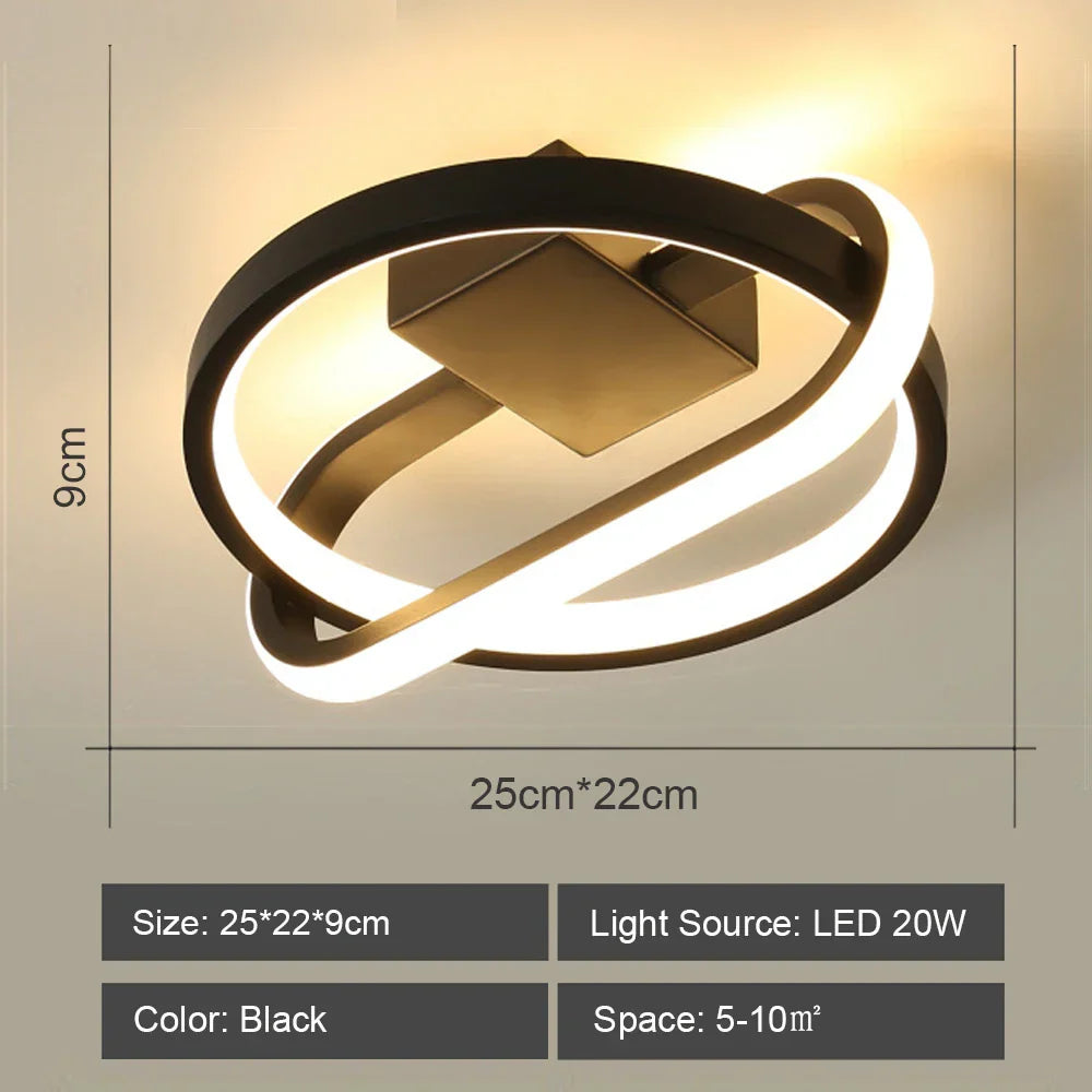 Nordic LED Ceiling Chandelier Acrylic Decor Modern Indoor Lighting