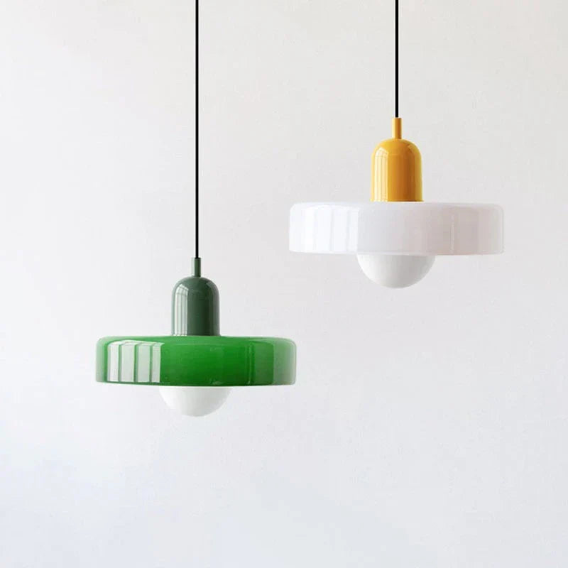 Colorful Glass Pendant Lights for Modern Decor and Lighting in Living Room and Restaurant