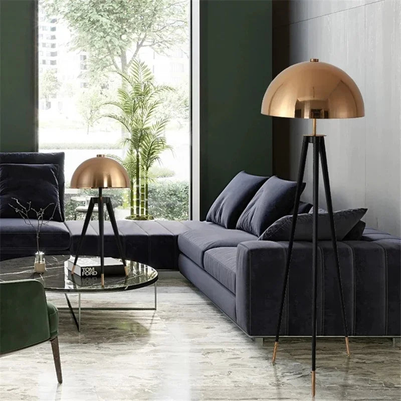 Metal Floor Lamp: Nordic Designer Standing Light for Living Room, Bedroom