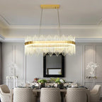 Modern Glass Rod LED Pendant Chandelier for Home Indoor Lighting