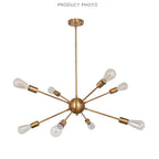 Gold Satellite Pendant LED Ceiling Lamp for Modern Living Room & Kitchen Decor