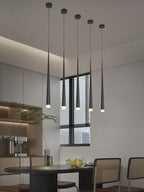 LED Conical Staircase Chandelier Pendant - Modern Duplex Loft Hanging Lights