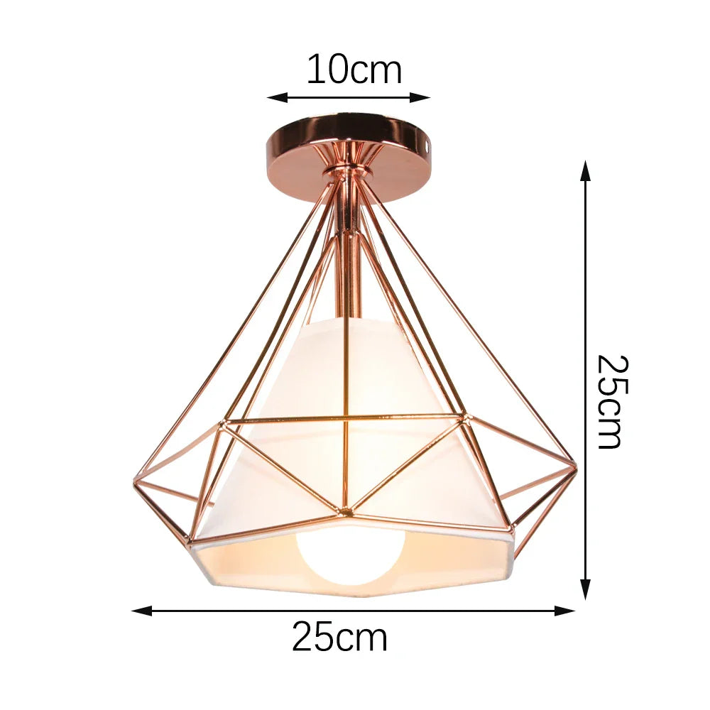 Vintage Industrial Ceiling Light Shade for Modern Kitchen Living Room Decor