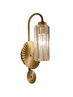 Crystal Wall Light: Minimalist Bedside Loft Wall Sconce for Living Room