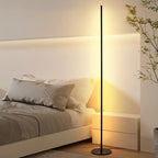 LED Floor Lamp 15W Aluminum Iron Paint Black/White Living Room Bedroom Lighting