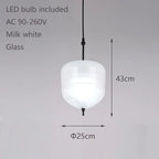 Night Flow Teardrop Glass Pendant Light in Blue - Italian Design Replica