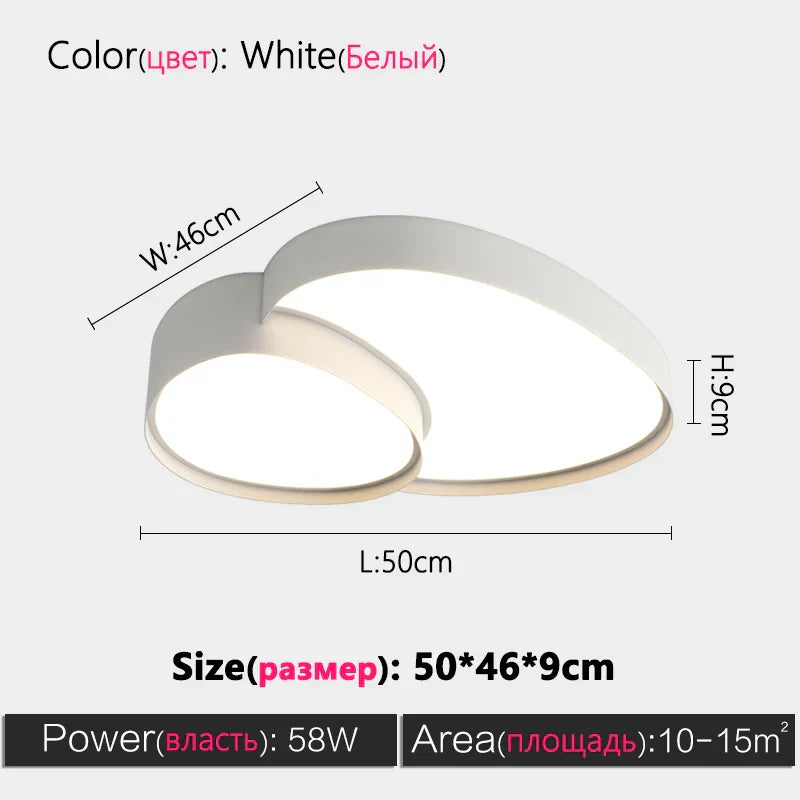 Modern Nordic LED Ceiling Lamps for Home Decor