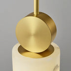 Marble LED Chandelier Single Head Hanging Lamp