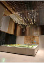 Minimalist Meteor Shower Chandelier for Modern Home Decor Lighting