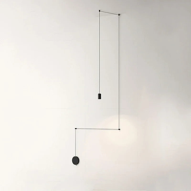 LED Black Vintage Wall Lamp for Modern Living Room and Kitchen