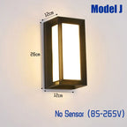 Outdoor Motion Sensor LED Wall Light Waterproof IP65 for Porch Garden Street Lighting