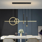 Modern LED Chandelier Dimmable for Dining Room Kitchen Bar Pendant Lighting