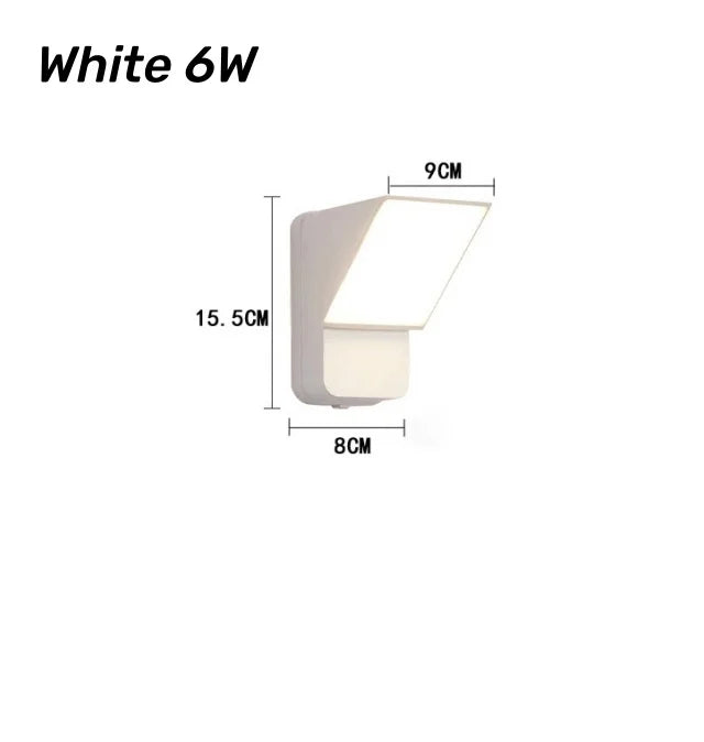 Rotatable LED Wall Lamp for Bedroom, Staircase, Balcony - Modern Minimalist Design