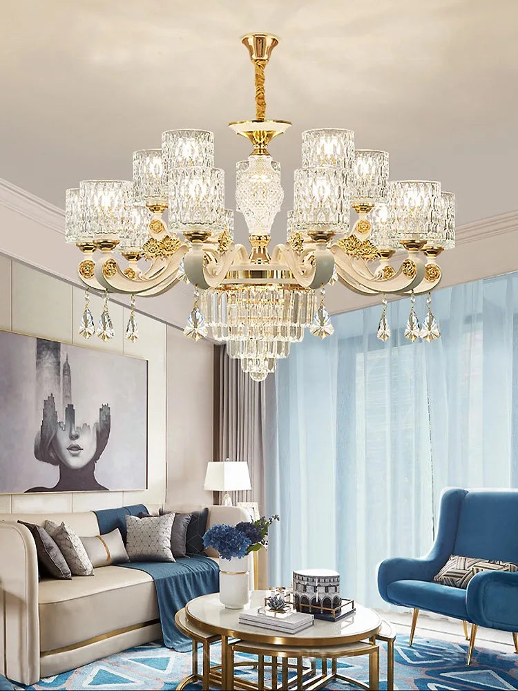 Luxury Crystal Chandeliers: Elegant LED Lighting for Home and Hotel Decor
