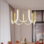 U-Shape LED Pendant Chandelier for Modern Minimalist Luxury Home Decor