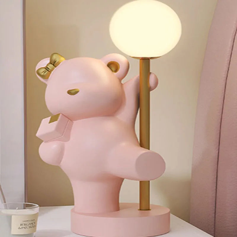 Nordic Rabbit Table Lamp: Luxury Bunny Night Light for Bedroom, Wedding & Birthday Gift