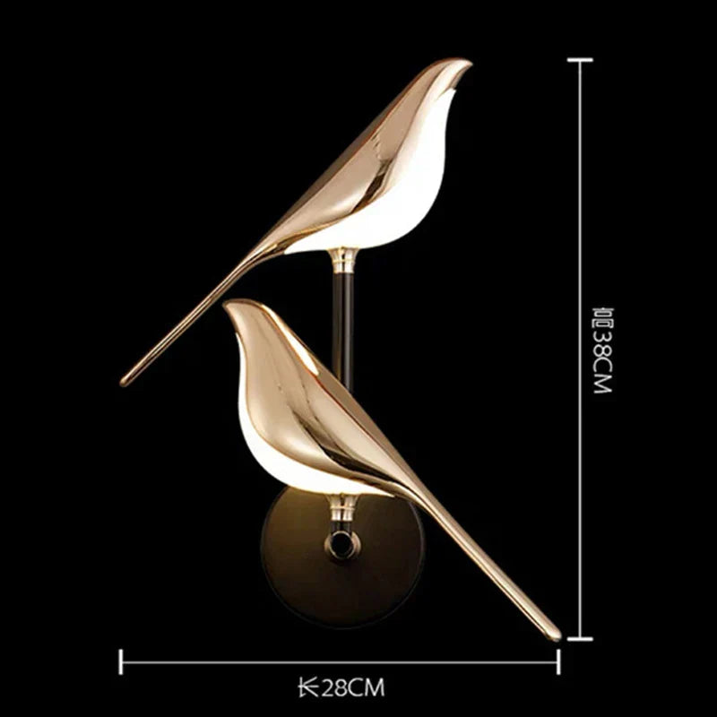 Magpie Bird Table Light Standing Desk Floor Lamp for Modern Indoor Decor