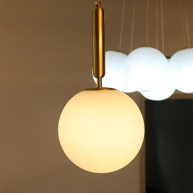 Glass Chandelier Pendant Light for Modern Restaurant Decor