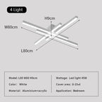 Linear LED Ceiling Lamp for Living Room Bedroom Lighting Fixtures