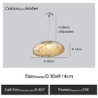 Glass Cloud Chandelier LED Pendant Lamp for Villa Staircase & Hotel