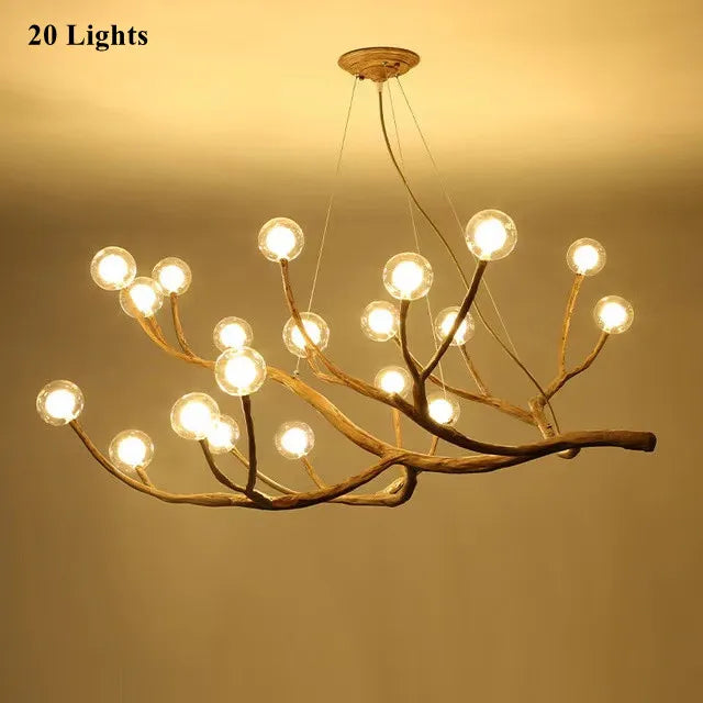 LED Glass Bubble Chandelier for Restaurant Bedroom LOFT Pendant Lighting