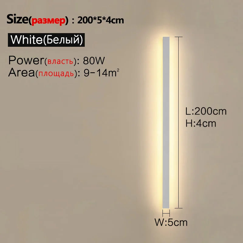 Modern Nordic Outdoor Wall Light LED IP65 110/220v - Waterproof Garden Wall Lamp