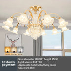 Modern Light Luxury Living Room Chandelier Elegant Dining Bedroom Lamp