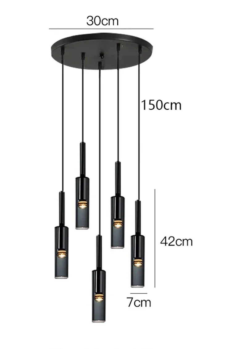 LED Pendant Chandeliers for Modern Home Decor and Indoor Lighting