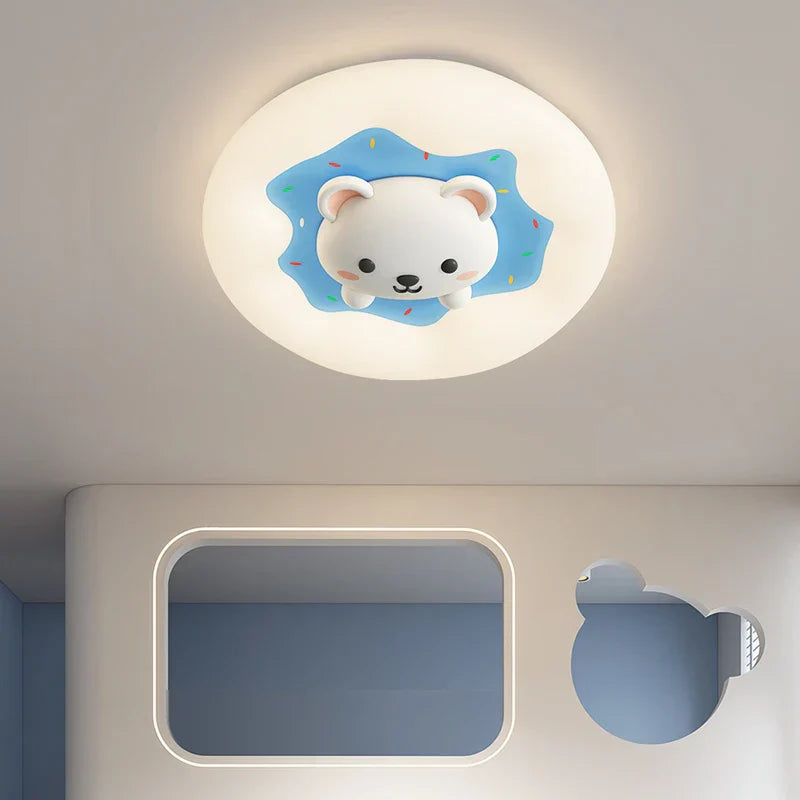 Kids Room Chandelier Remote Dimable Ceiling Lights