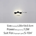 Spherical LED Wall Lamp for Bedroom and Living Room