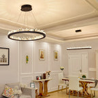 LED Crystal Pendant Chandelier for Living Room Dining Bedroom Hall Decor