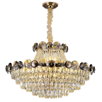 Crystal Light Luxury Chandelier for Living Room Dining Bedroom